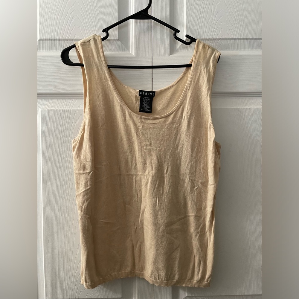 George tan tank top